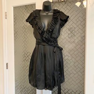 Satin Black Dress